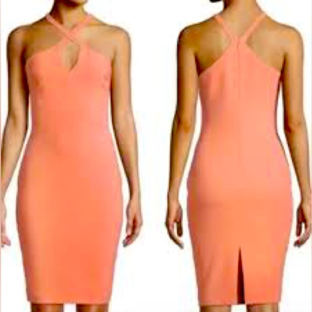 Likely Coral Backless Dress